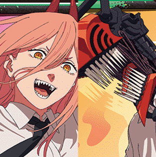 Red Chainsaw Man & Power